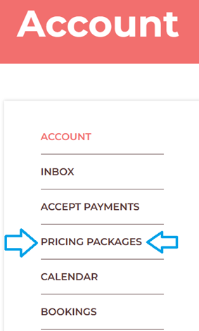 how to create pricing packages