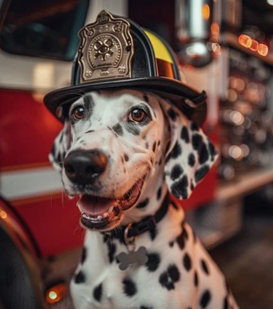 Long Haired Dalmatian
