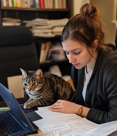 cat sitting