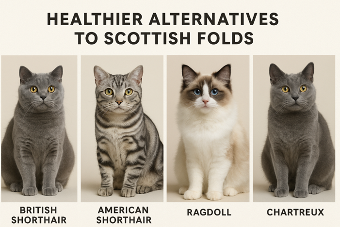 alternative breeds to scottish folds