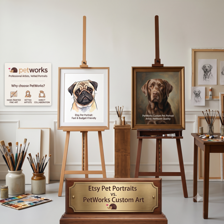 Etsy Pet Portraits