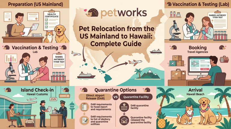 pet relocation from US mainland to Hawaii