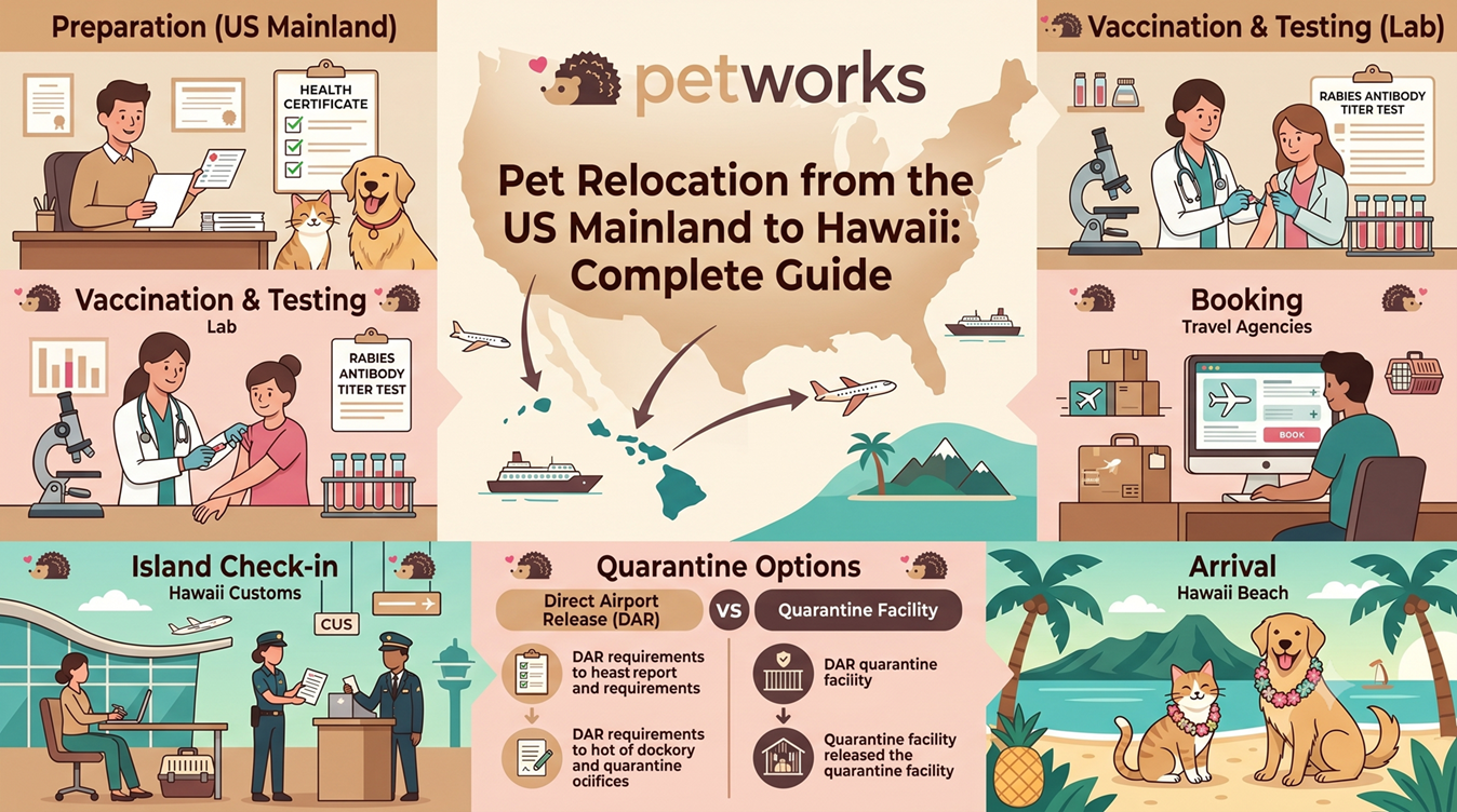 pet relocation from US mainland to Hawaii