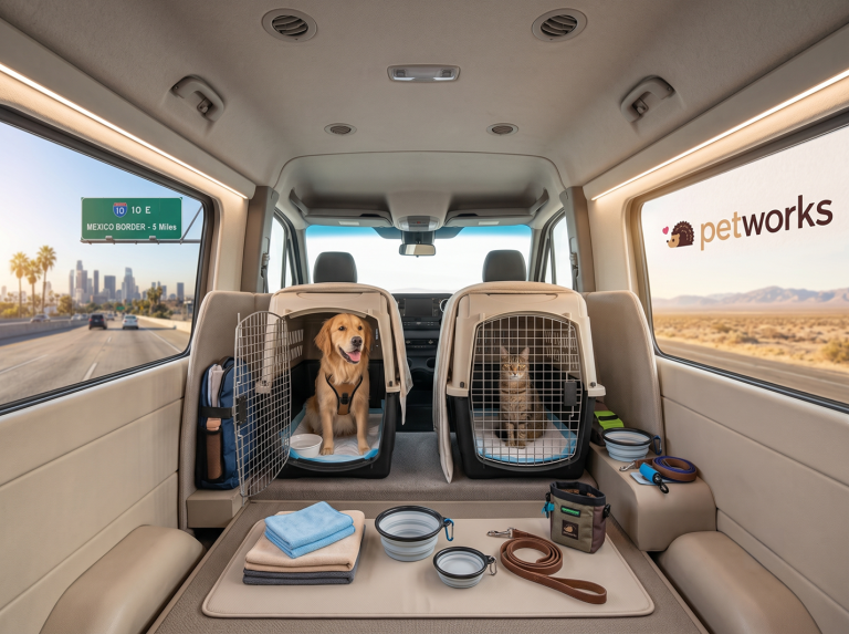 pet shipping from Los Angeles to Mexico