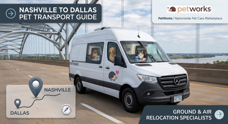 pet transport nashville to dallas