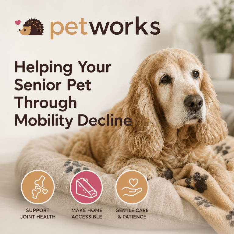 Helping Your Senior Pet Through Mobility Decline