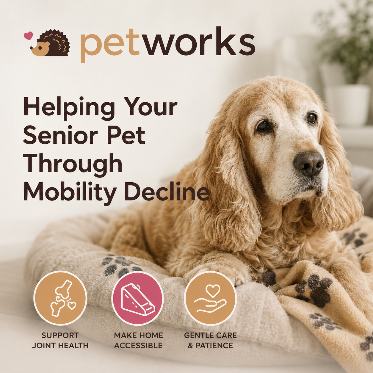 Helping Your Senior Pet Through Mobility Decline
