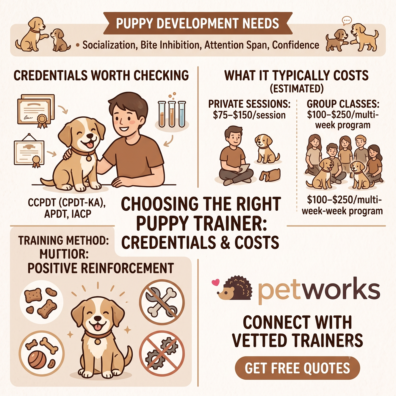 choosing a puppy trainer