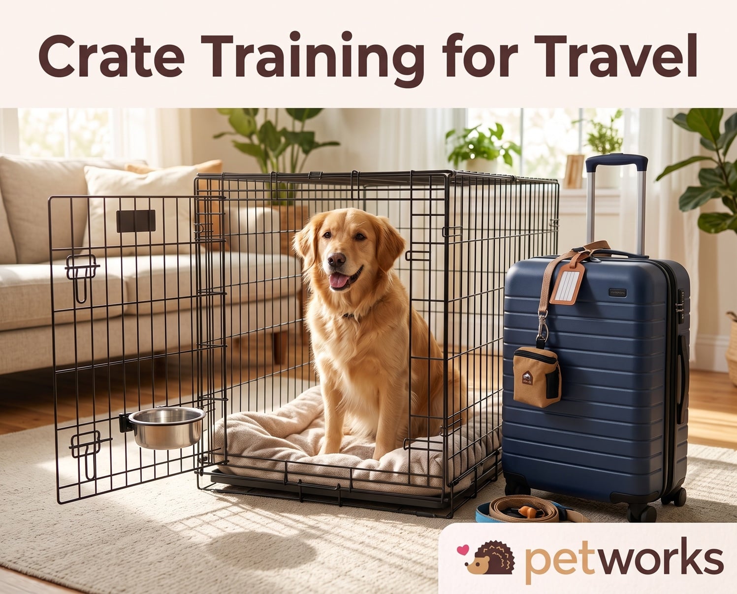 crate training for travel