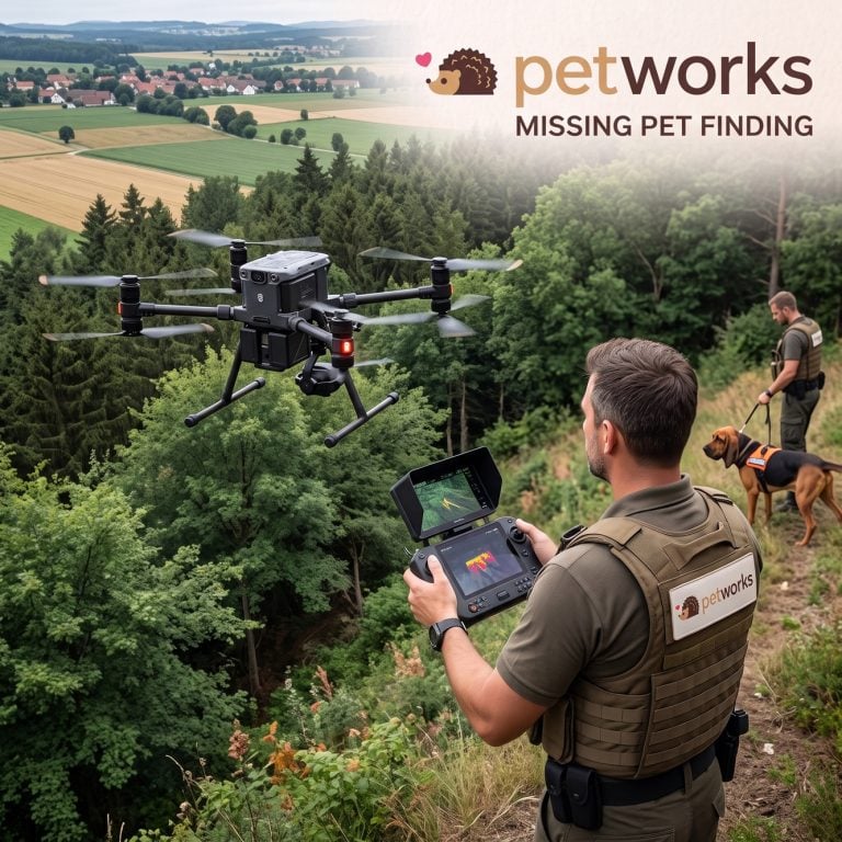 thermal drone lost dog search