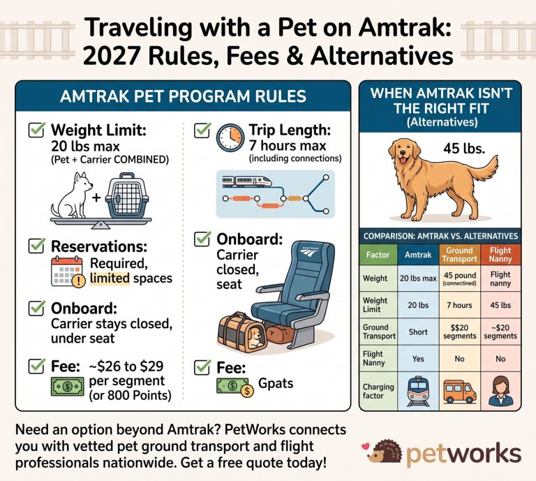 Amtrak pet policy