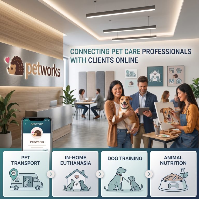 how pet care professionals find clients online