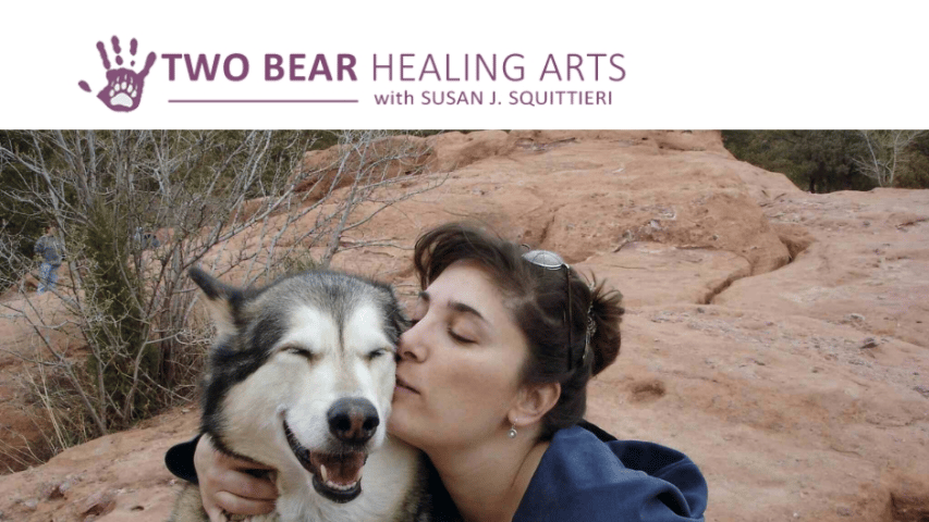 Professional Animal Communicator Susan J. Squittieri of Two Bear Healing Arts and Cognac