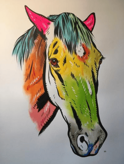 Rainbow Horse