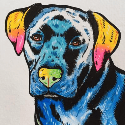 Black Blue Lab