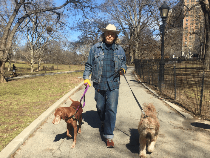 Michael walking Archie & Yogi!