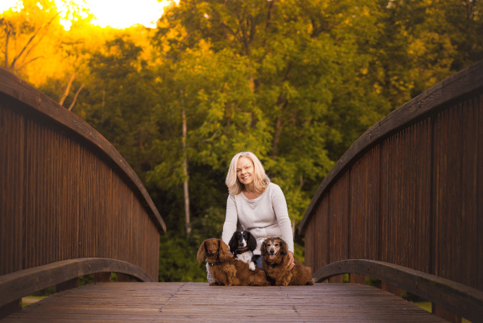 Family with Dogs