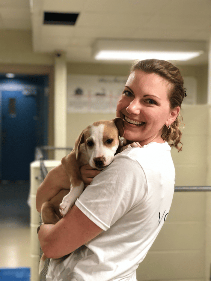 me and rescue puppy