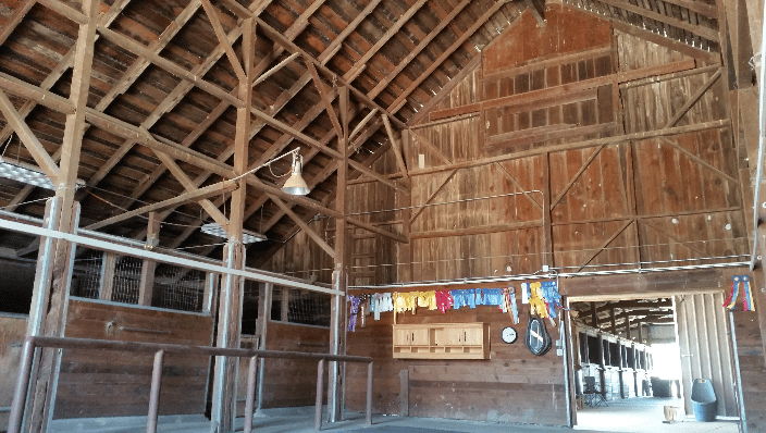 Inside Barns at Shandoni Ranch