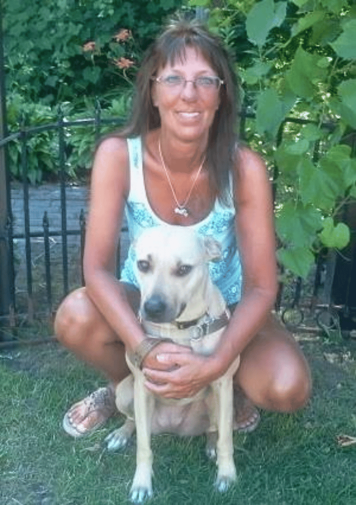 Me & one of my dogs, Wiggles