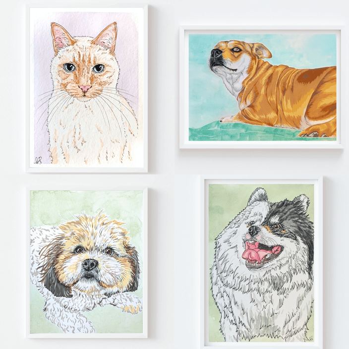 Examples of my Pet Portraits