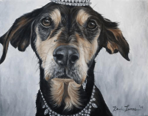 Angie - Custom Dog Painting