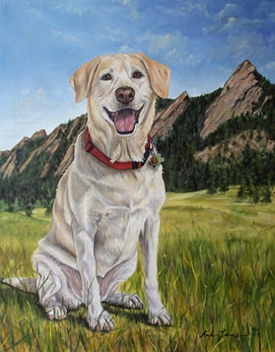 Shasta - Custom Dog Painting