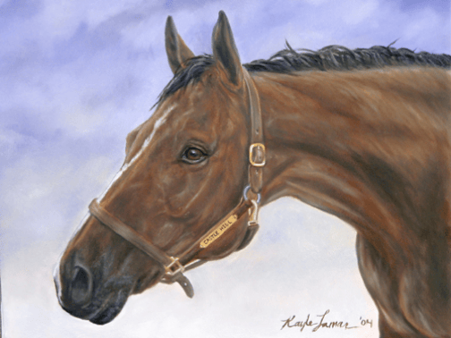 Castle - Custom Horse Painting