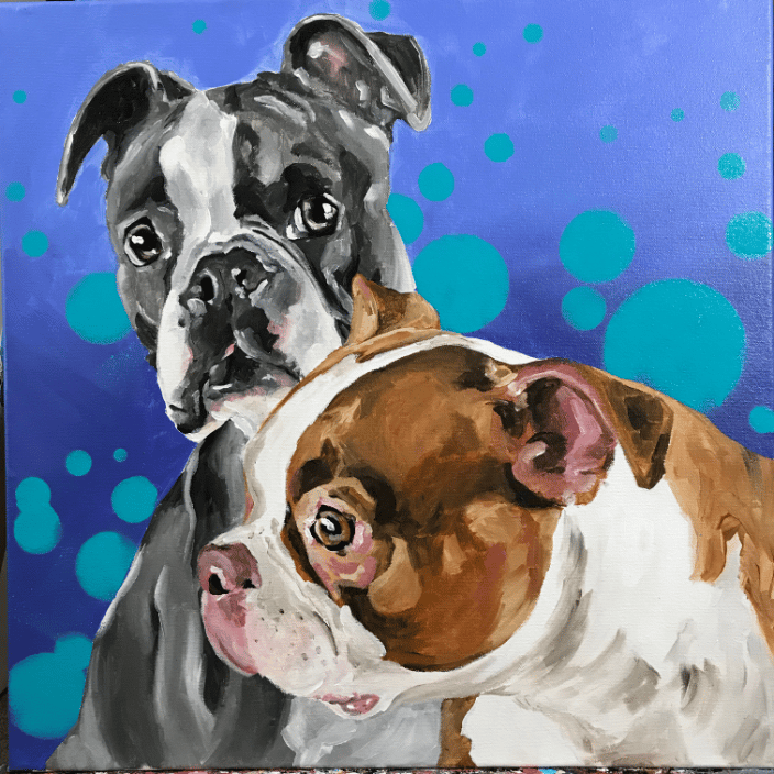 20x20 pet portrait