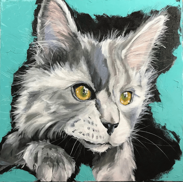 24x24 pet portrait