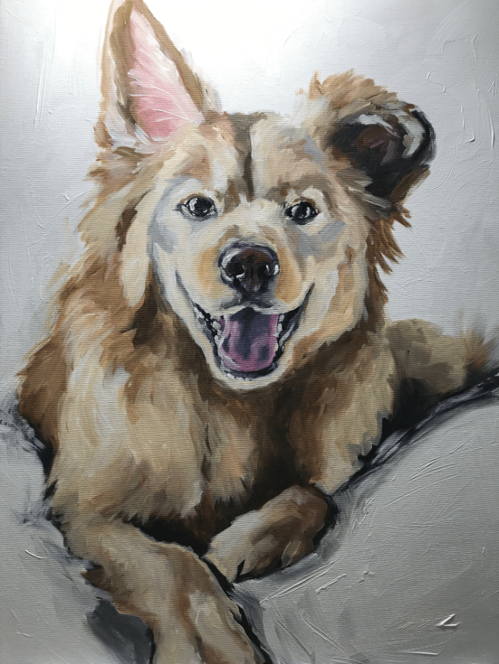 24x30 pet portrait