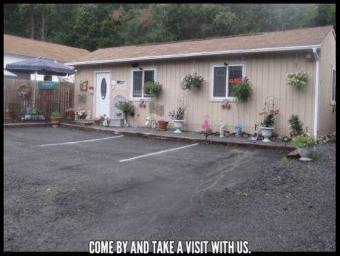 Front of kennel check-in