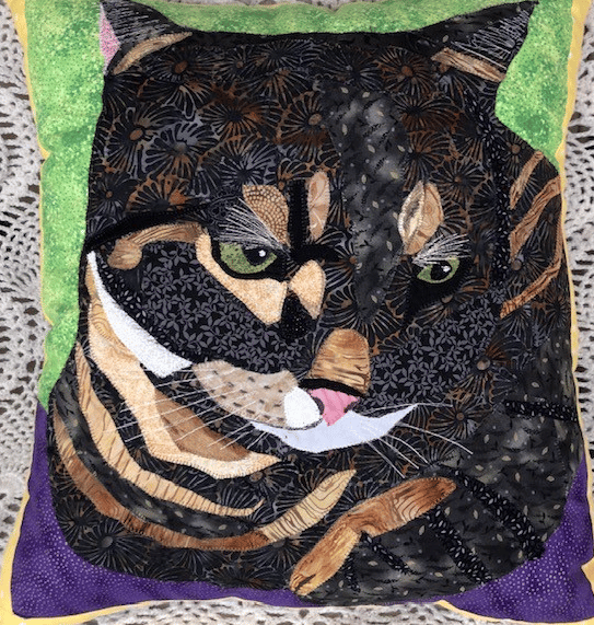 Custom:  Olivia's cat    16 x 18 in. pillow