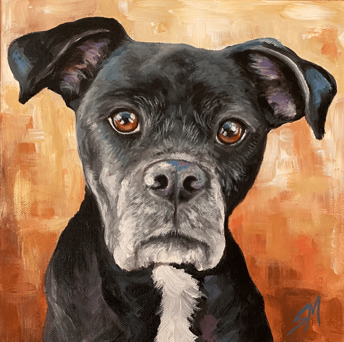 10"x10" Acrylic "Macy"