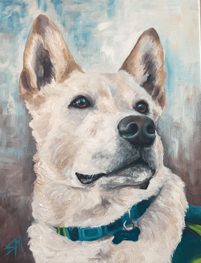 11"x14" Acrylic "Maverick"