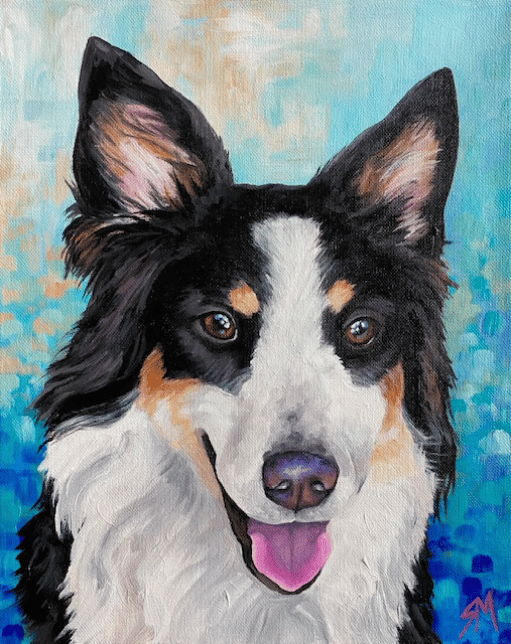 11"x14" Acrylic "Chase"