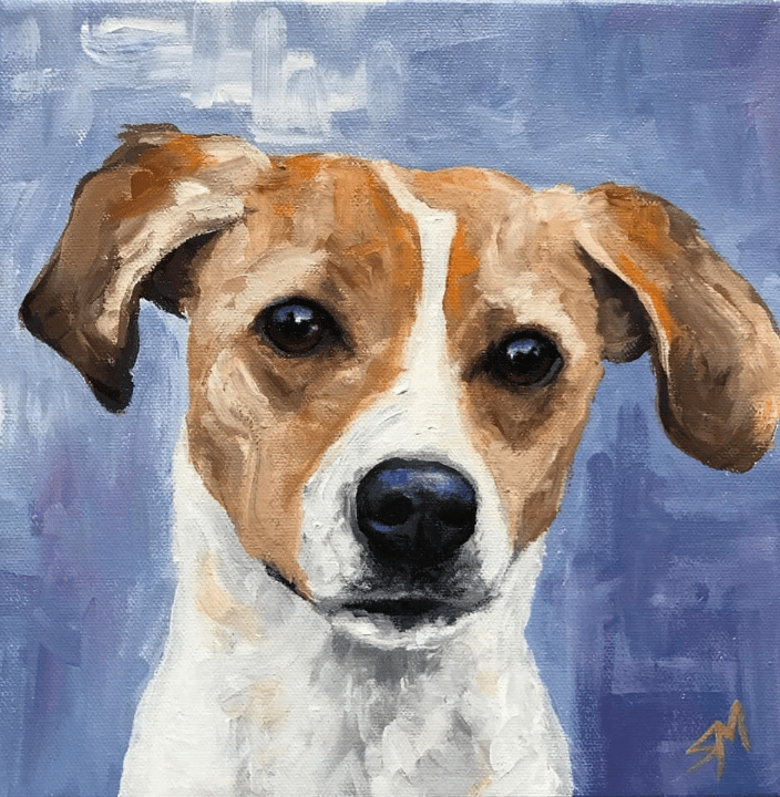 12"x12" Acrylic "Lucy"