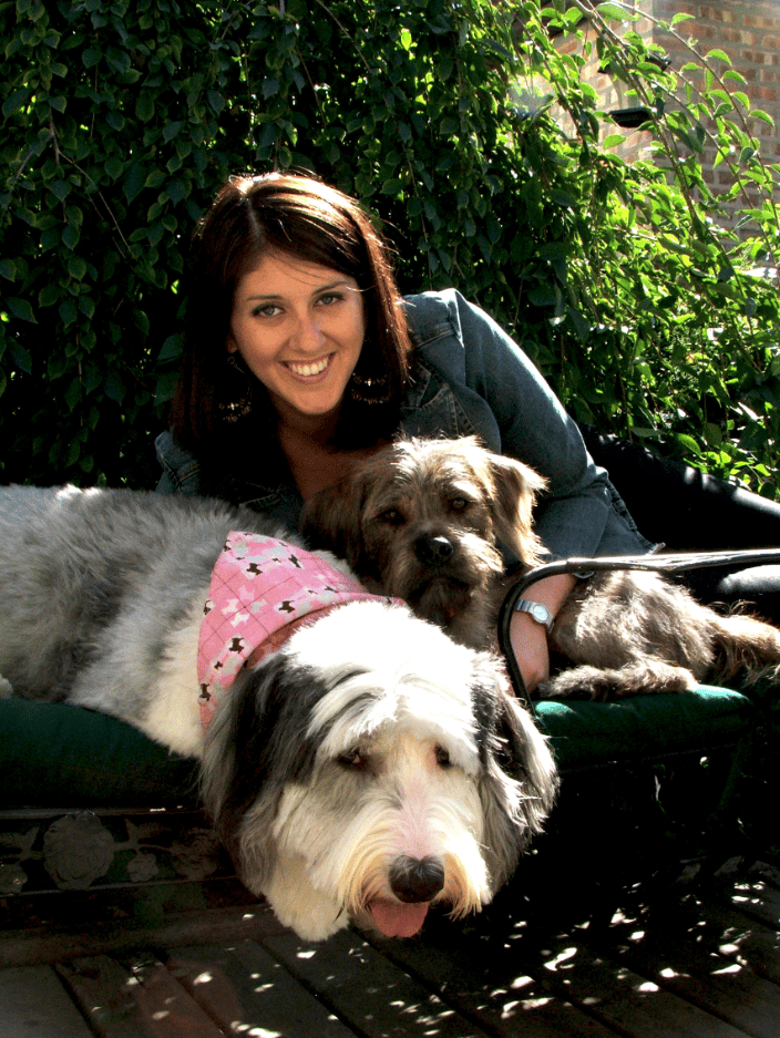 Annie (founder) with Cleo & Parklin