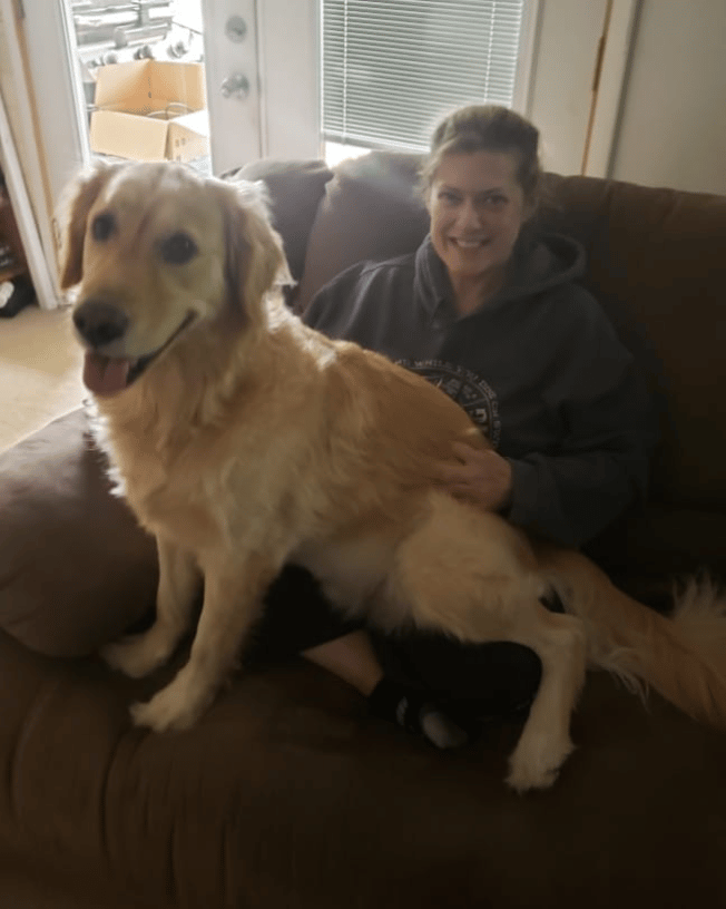 Luka is my 70 pound lap dog! 