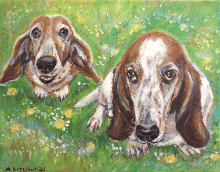 Pepsi and Jethro Memorial painting