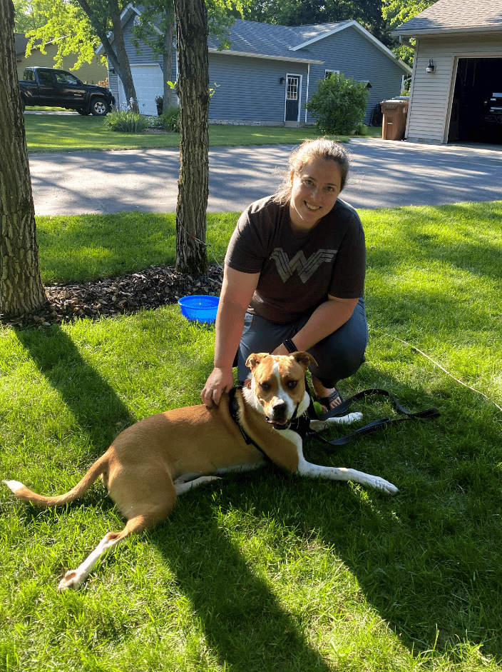 Client, Randy, and his mom