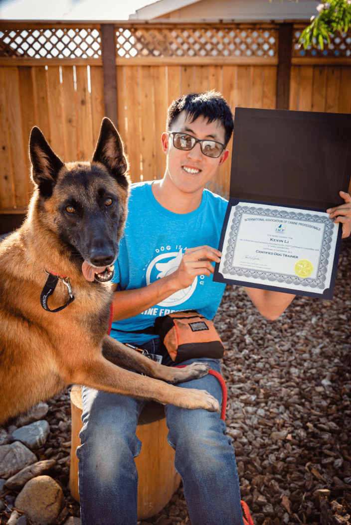 Certified Dog Trainer from International Association of Canine Professionals