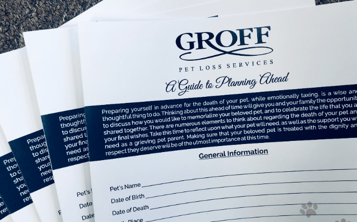 Pre-planning guides