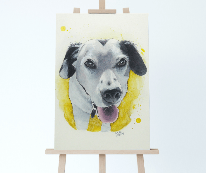 Laura Donnelly Watercolor Portrait