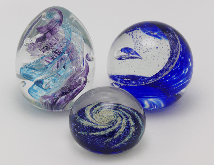 McDermott Ash Infused Handblown Glass Keepsakes