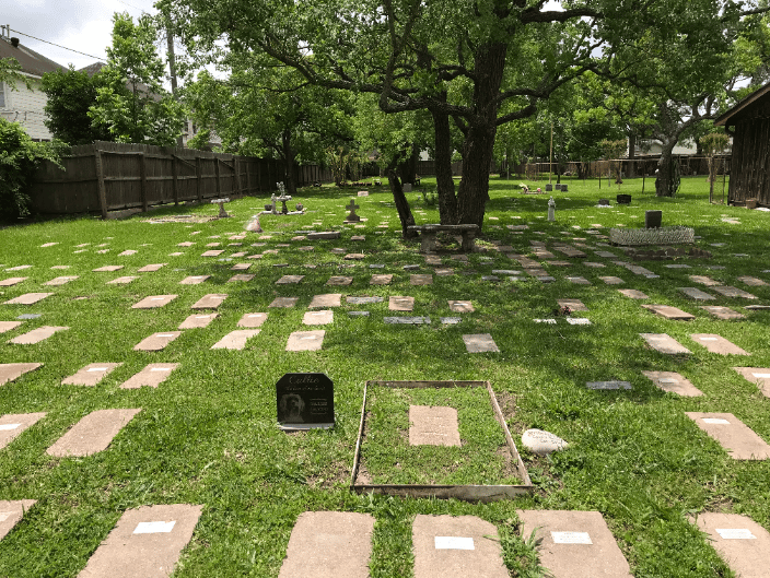 Hale's Half Acre Pet Cemetery front north to south