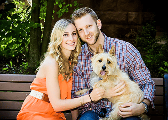 Engagement Session with Dog