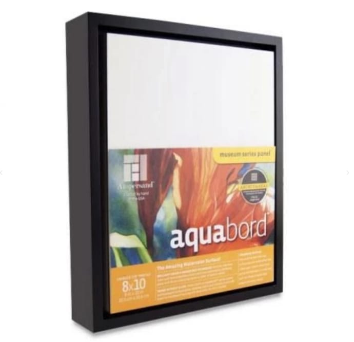 Your portrait will be painted directly on aquabord, cradled on 1.5" deep unfinished wood