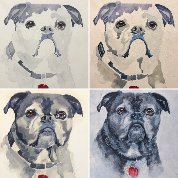 painting process 
