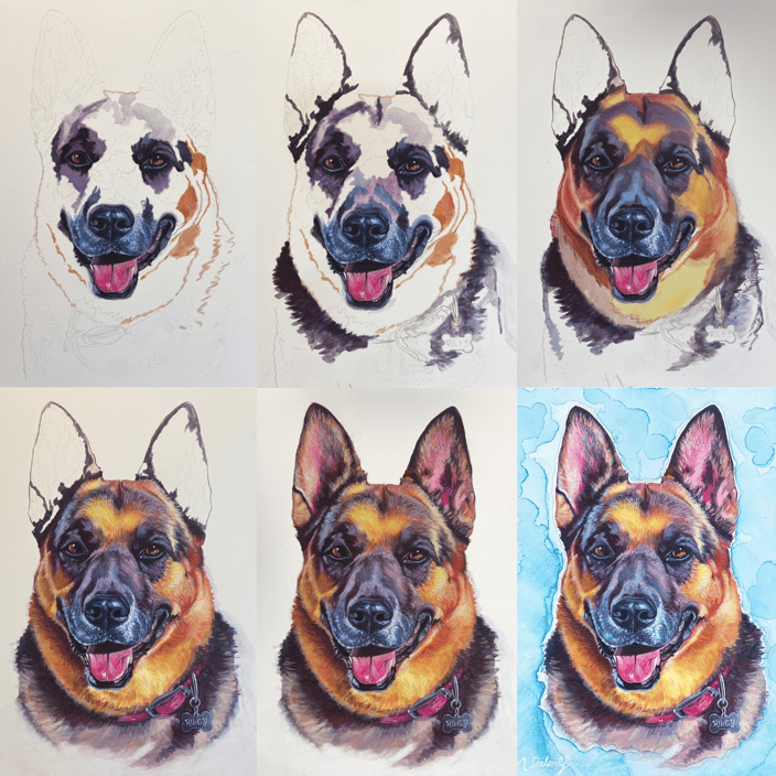painting step-by-step